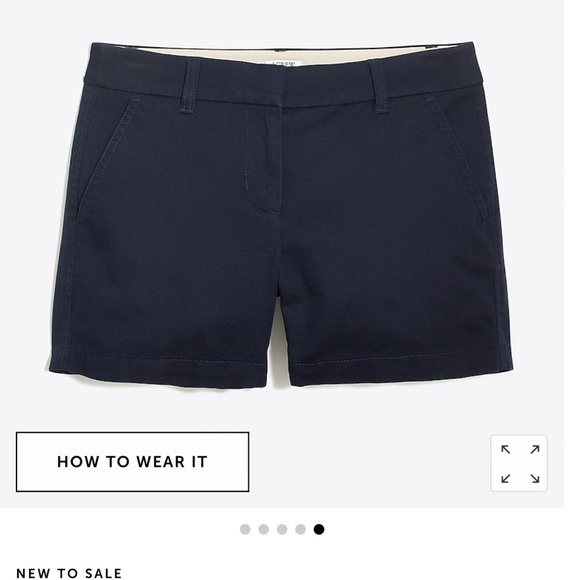 NWT J. Crew black 5in factory shorts - Picture 4 of 7